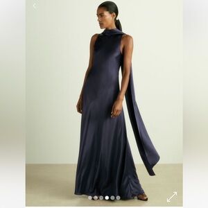 REISS Fae Indigo Dress